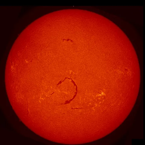 Image of Sun's chromosphere