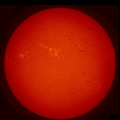 Image of Sun's chromosphere