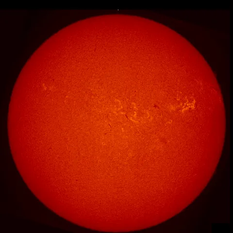 Image of Sun's chromosphere