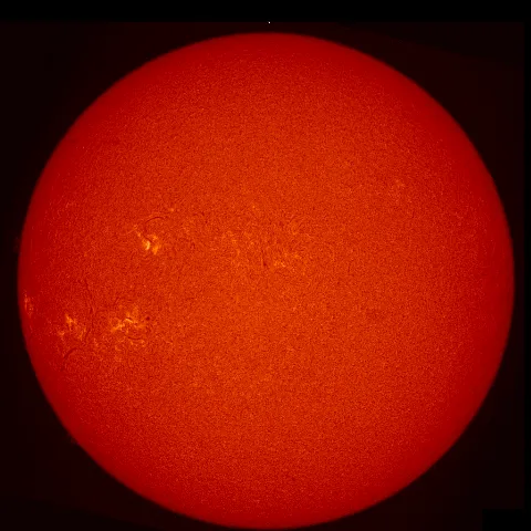 Image of Sun's chromosphere