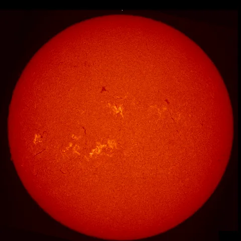 Image of Sun's chromosphere