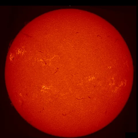 Image of Sun's chromosphere