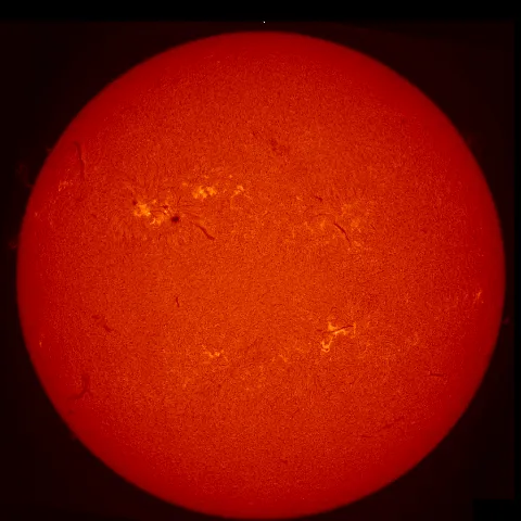 Image of Sun's chromosphere