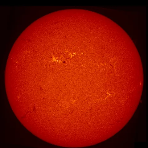 Image of Sun's chromosphere