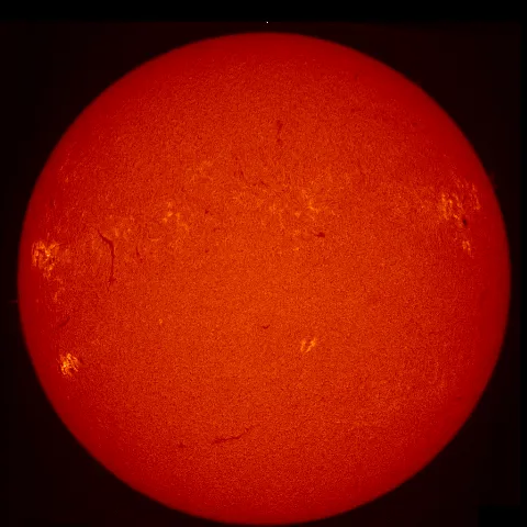 Image of Sun's chromosphere