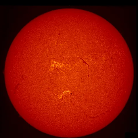 Image of Sun's chromosphere