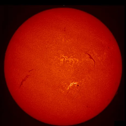 Image of Sun's chromosphere