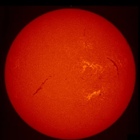 Image of Sun's chromosphere