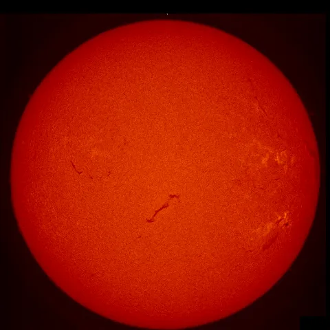 Image of Sun's chromosphere