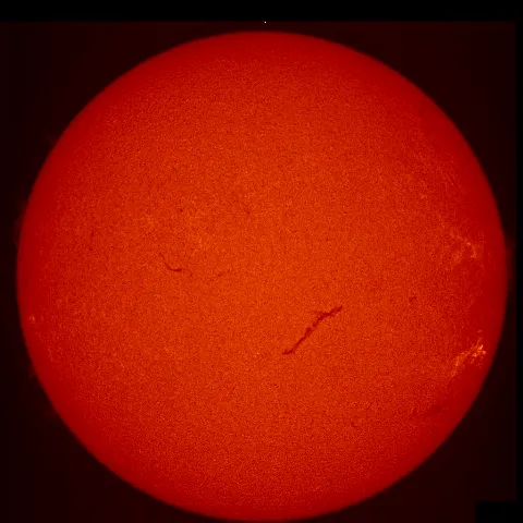 Image of Sun's chromosphere