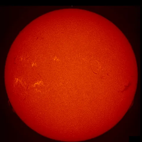 Image of Sun's chromosphere