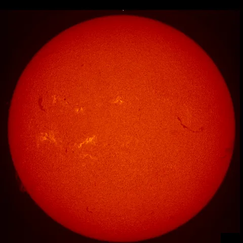 Image of Sun's chromosphere