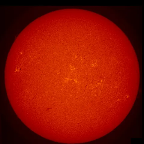 Image of Sun's chromosphere