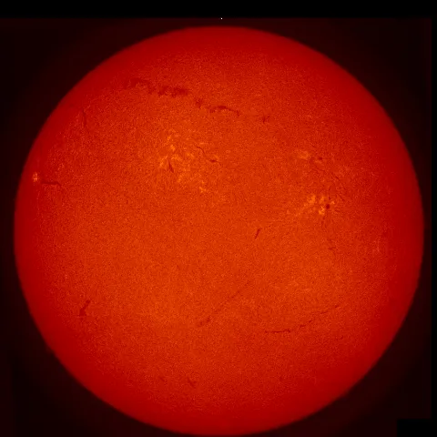 Image of Sun's chromosphere