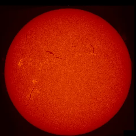 Image of Sun's chromosphere