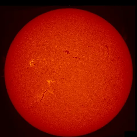 Image of Sun's chromosphere