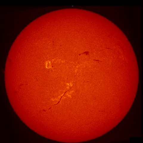 Image of Sun's chromosphere