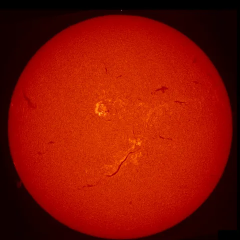 Image of Sun's chromosphere