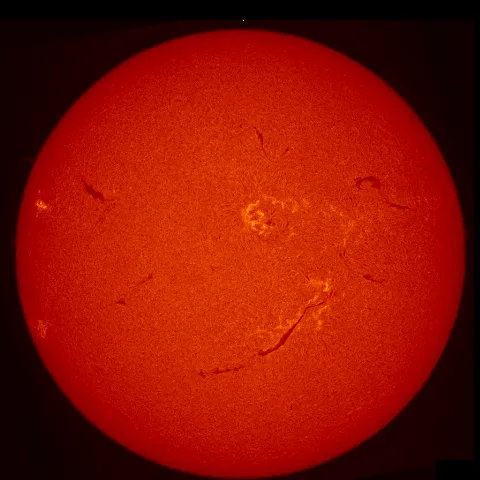 Image of Sun's chromosphere