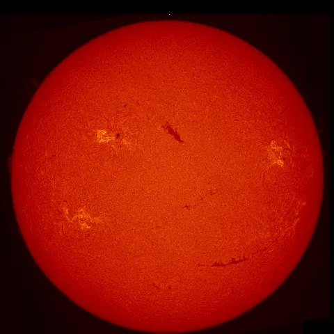 Image of Sun's chromosphere