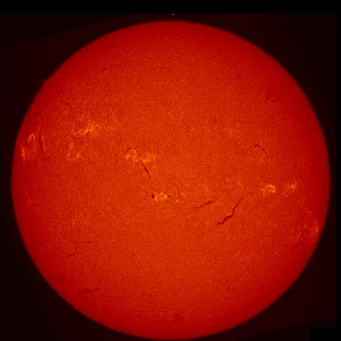 Image of Sun's chromosphere