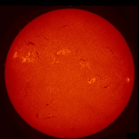 Image of Sun's chromosphere