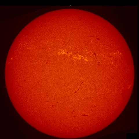 Image of Sun's chromosphere