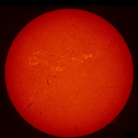 Image of Sun's chromosphere