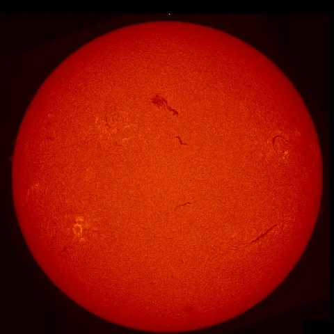 Image of Sun's chromosphere