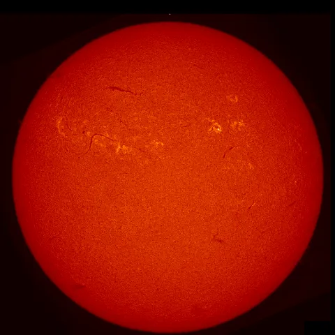 Image of Sun's chromosphere