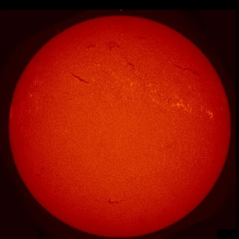 Image of Sun's chromosphere