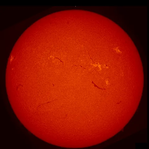 Image of Sun's chromosphere