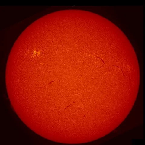 Image of Sun's chromosphere