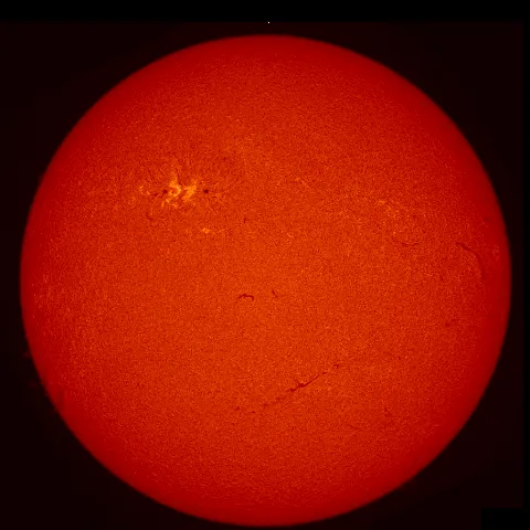 Image of Sun's chromosphere