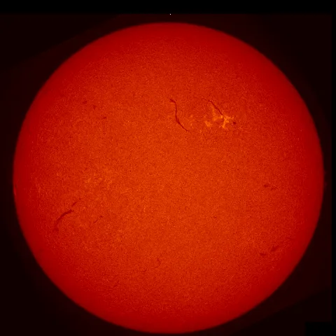 Image of Sun's chromosphere