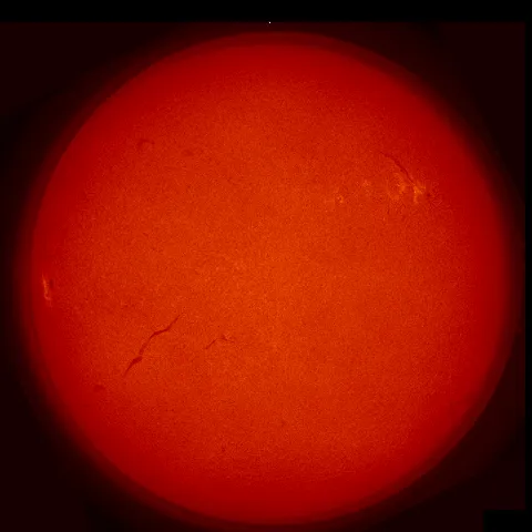 Image of Sun's chromosphere