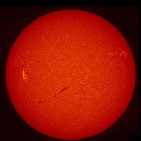 Image of Sun's chromosphere