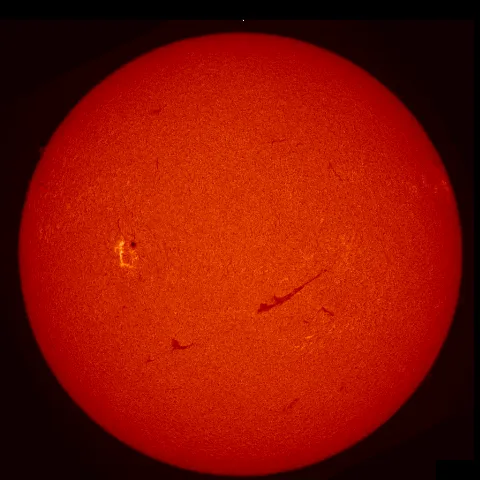 Image of Sun's chromosphere