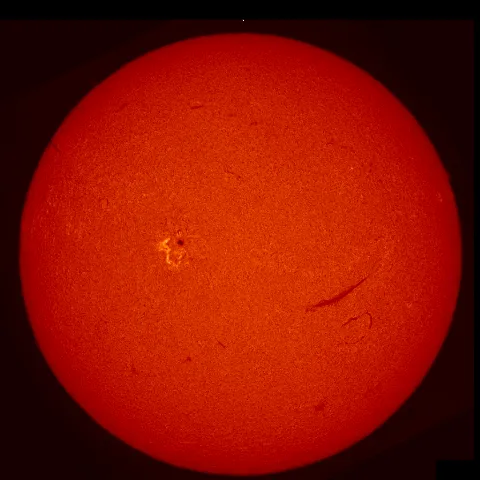 Image of Sun's chromosphere