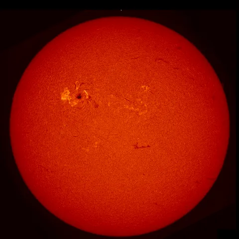 Image of Sun's chromosphere