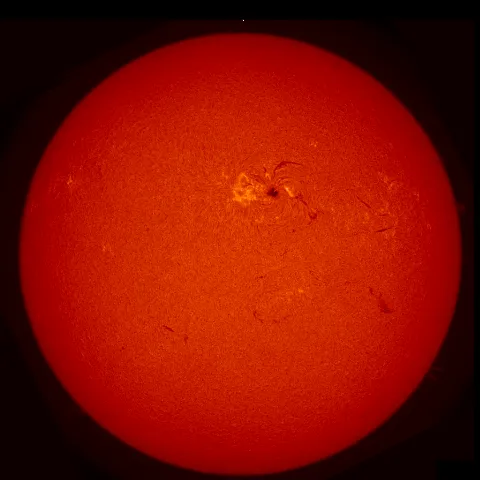 Image of Sun's chromosphere