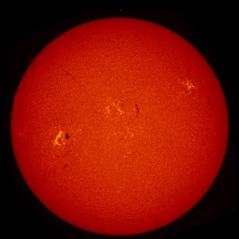 Image of Sun's chromosphere