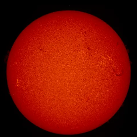 Image of Sun's chromosphere