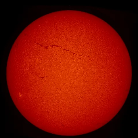 Image of Sun's chromosphere