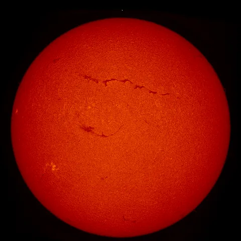 Image of Sun's chromosphere