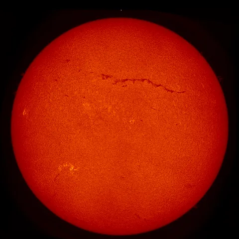 Image of Sun's chromosphere