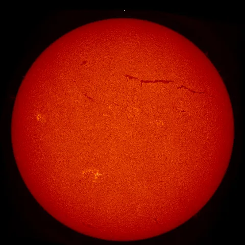 Image of Sun's chromosphere