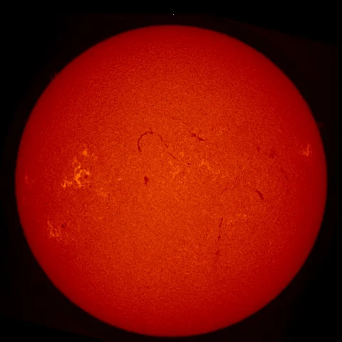 Image of Sun's chromosphere