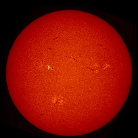 Image of Sun's chromosphere