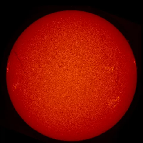 Image of Sun's chromosphere